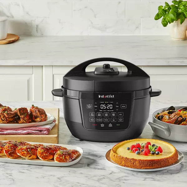 RIO WIDE Electric Pressure Cooker & Multi-Cooker: Stainless Steel, Dishwasher-Safe Parts