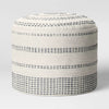 Darien Pouf Textured Neutral SHOWROOM ONLY ITEM