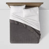 Channel Stitch Velvet Quilt - Full/Queen