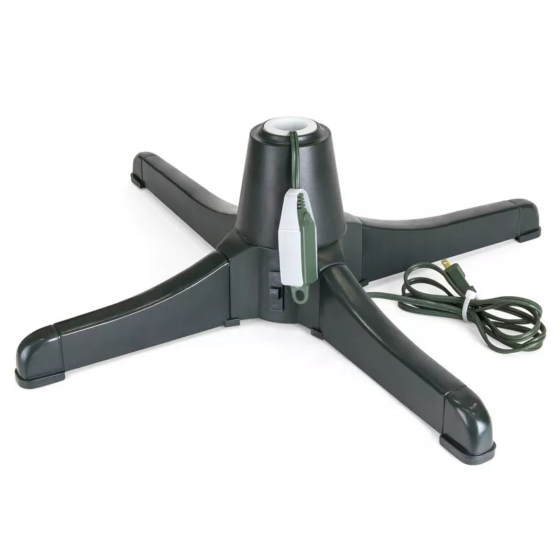 360-Degree Rotating Christmas Tree Stand Artificial Tree w/ 3 Settings
