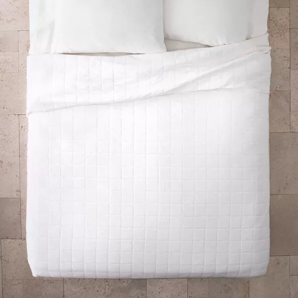 Heavyweight Linen Blend Quilt King