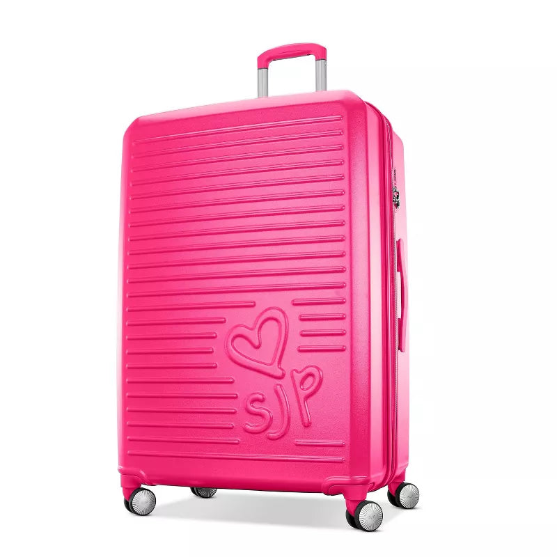 Signature Hardside Expandable Large Checked Spinner Suitcase