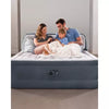 Pillow Top Air Mattress with Electric Pump and Headboard - Queen Size