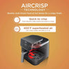 Air Fryer Pro 4-in-1 : Dishwasher-Safe Parts, Gray, Metal & Plastic