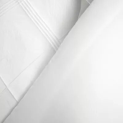 3 Pieces Diamond Geo Gacquar Comforter Bedding Set White - King