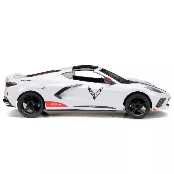 RC 1:8 Scale FF USB Showcase Sportscar - Corvette Stingray - White