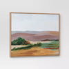 Landscape Framed Canvas Natural