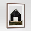 Barn Framed Poster Black - Countryside Elegance, Vintage Artistry