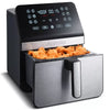 Digital Air Fryer, with 12 One-Touch Functions & Guided Cooking - Stainless Steel: Kitchen Appliance