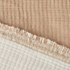Reversible Textured Cotton Chambray Coverlet - Full/Queen