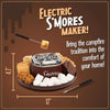 Indoor Electric Stainless Steel S'mores Maker with 4 Compartment Trays