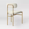 Orion Luxe Dining Chair with Brass Legs