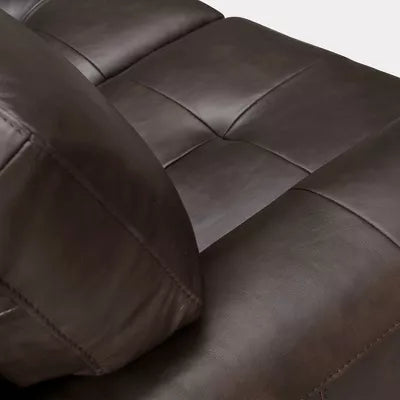 Bergen Genuine Leather Square Arm Sofa - Armen Living