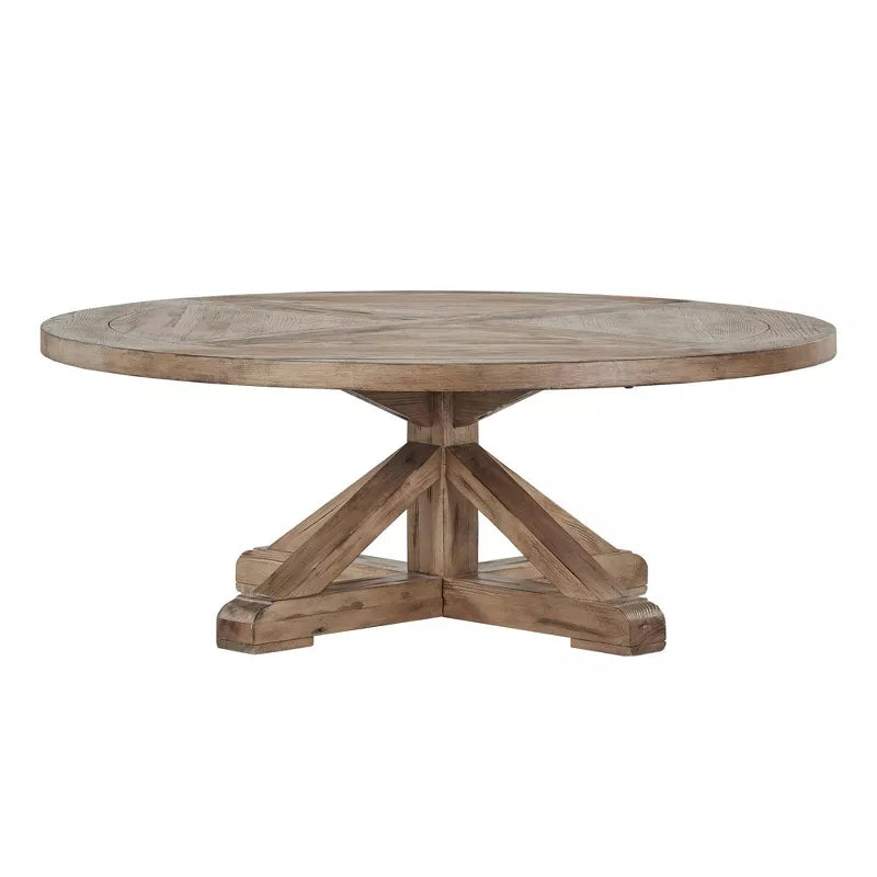 Sierra Coffee Vintage Wood TABLE BASE ONLY