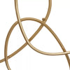 Metal Abstract Wall Decor Gold -  Contemporary Iron Artwork, Indoor Vertical Display