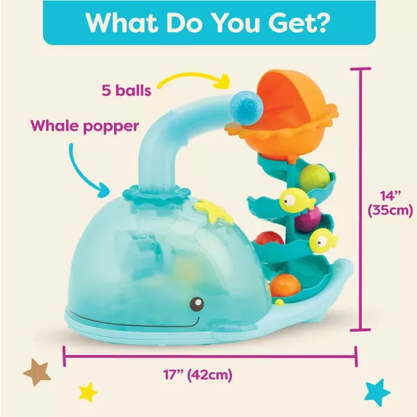 Musical Ball Popper - Poppity Whale Pop