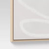 1 - Line Drawing Wall Canvas Gray/White