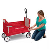 Convertible Kid & Cargo Stroller Wagon with Canopy: Steel & Plastic Frame