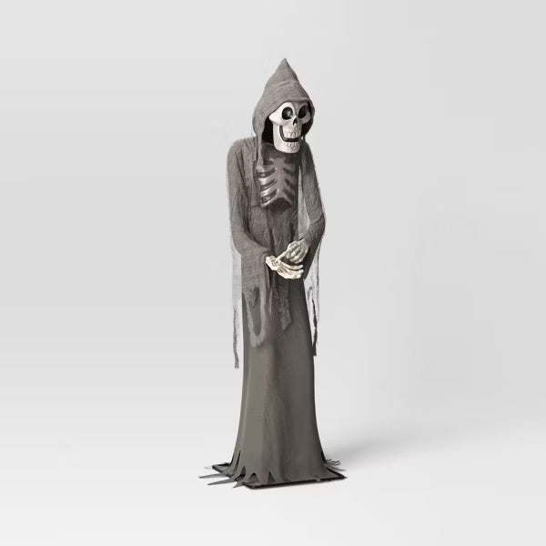 Light Up Bruce the Skeleton Ghoul Outdoor Halloween Decorative Prop