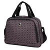 4pc Softside Checked Luggage Set - Gray Geo