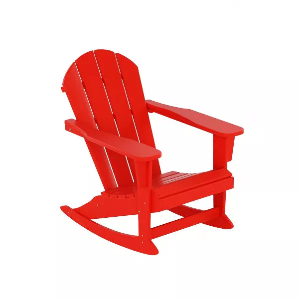 Outdoor Patio Porch Rocking Adirondack Chair