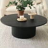 Dwen Manufactured Wood Foil with Grain Paper Round Coffee Table Top ONLY