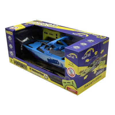 RC Pavati Wakeboard Boat - Metal & Plastic Remote Control Vehicle