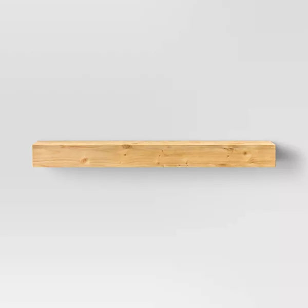 Floating Wood Shelf