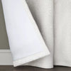 Blackout Embossed Velvet Curtain Panel Ivory