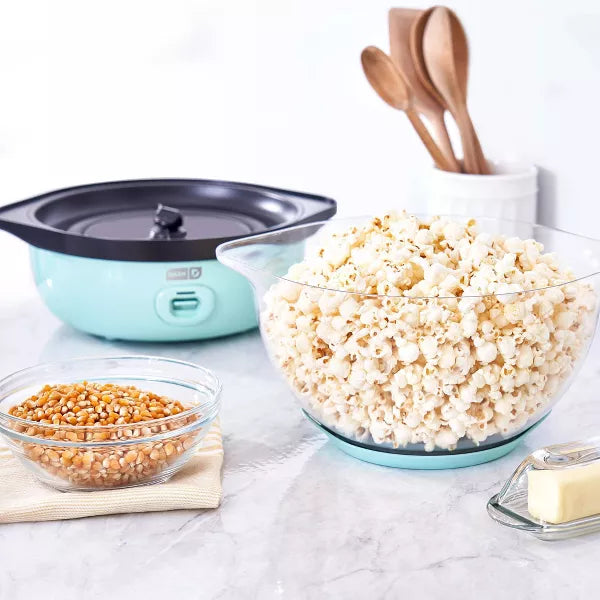 SmartStore Stirring Popcorn Maker - Aqua: Electric Popcorn Popper, Hand Wash