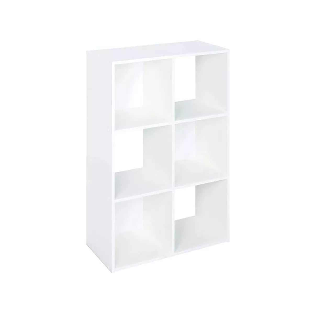 Closetmaid 899600 Decorative Home Stackable 6 Cube Cubeicals Organizer Storage in White with Hardware for Home, Office, Closet, or Toys
