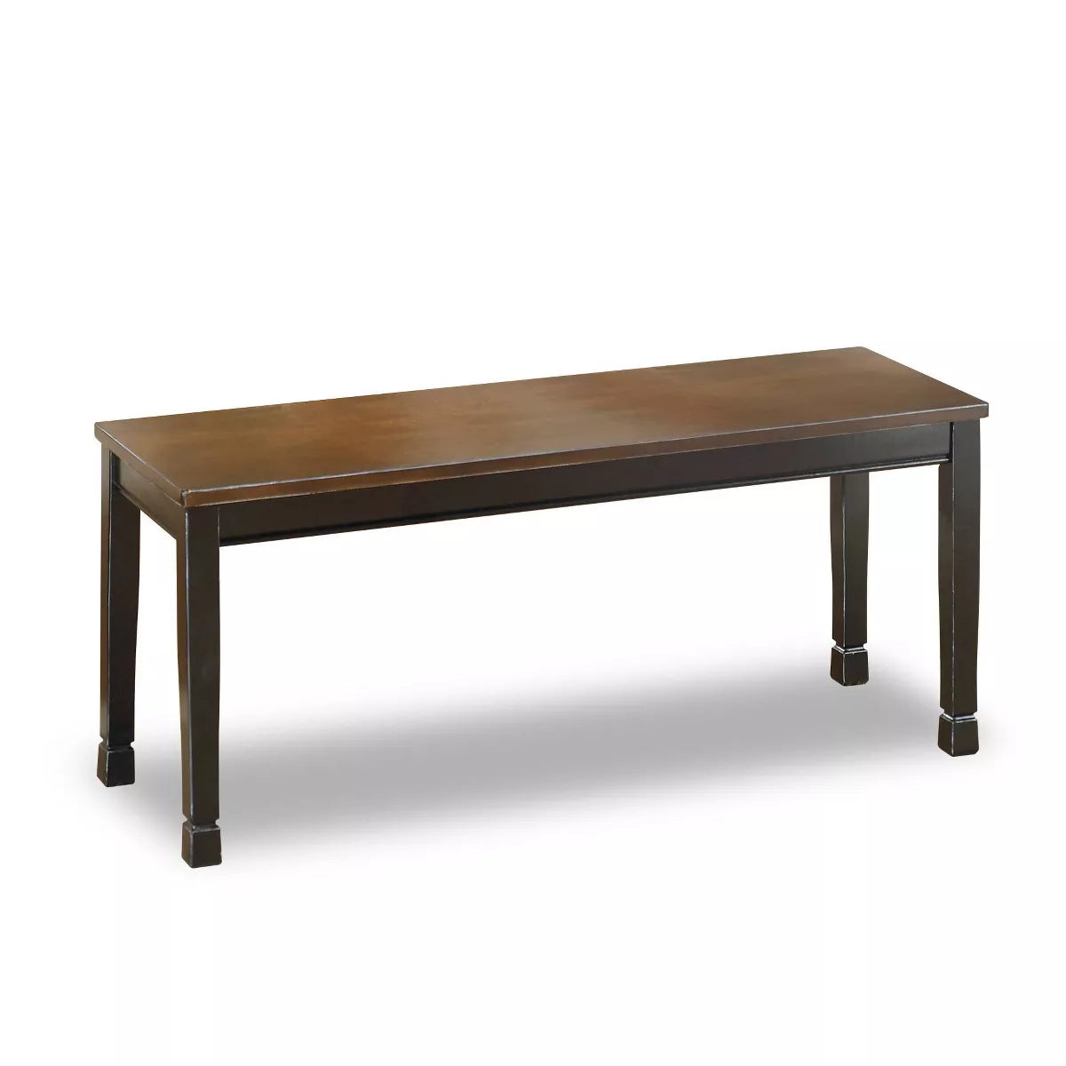 Owingsville Large Dining Room Bench - Black/Brown SHOWROOM ITEM