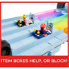 Nintendo Mario Kart Rainbow Road Raceway Track Set 30 Piece with 2 1:64 Scale Vehicles - Target Exclusive