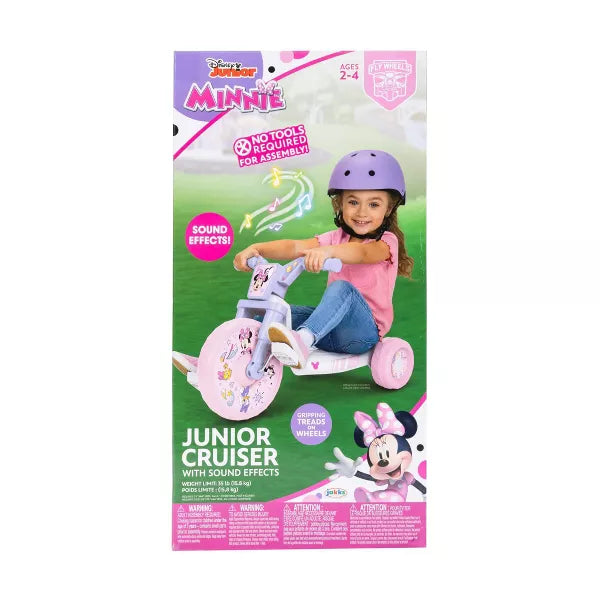 Fly Wheel Kids' Tricycle with Electronic Sound - Pink/Purple