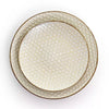 16pc Stoneware Honey Dinnerware Set White