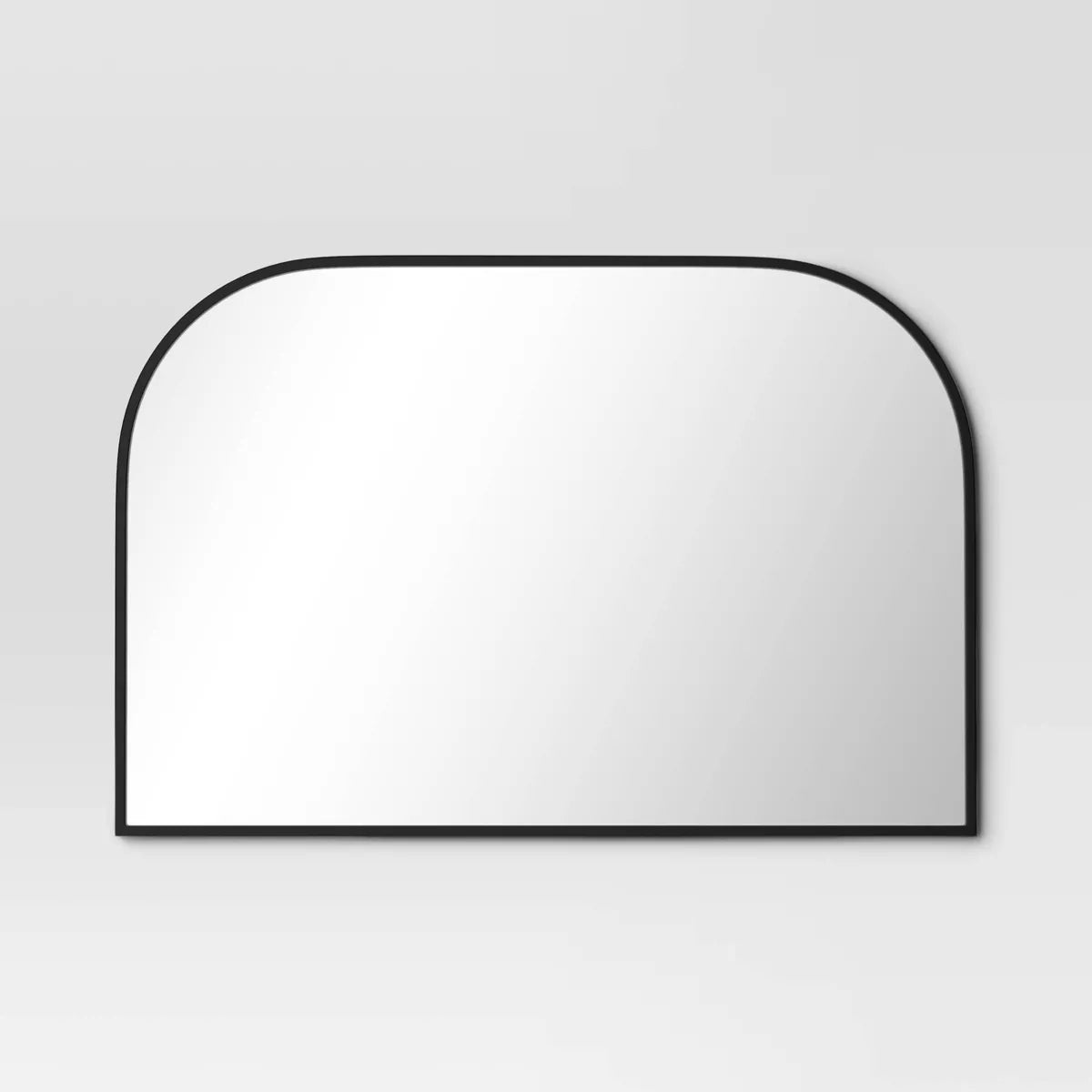Black Over the Mantel Mirror
