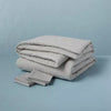 3pc Linen Blend Comforter Set Jet Gray - Full/Queen