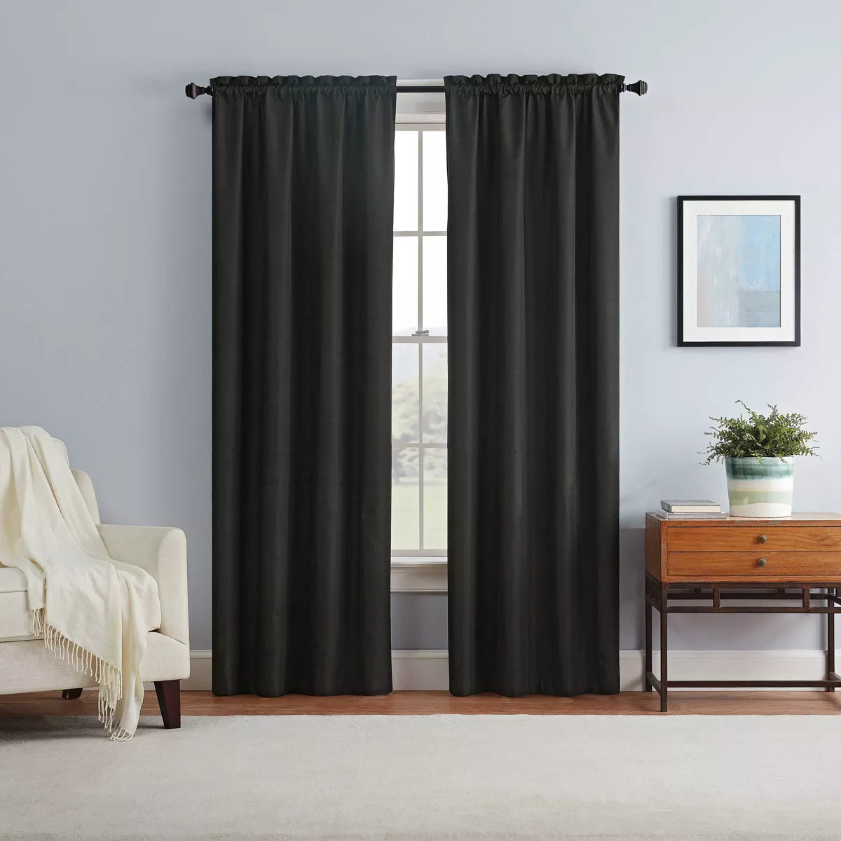 4pc Blackout Braxton Thermaback Window Curtain Panel