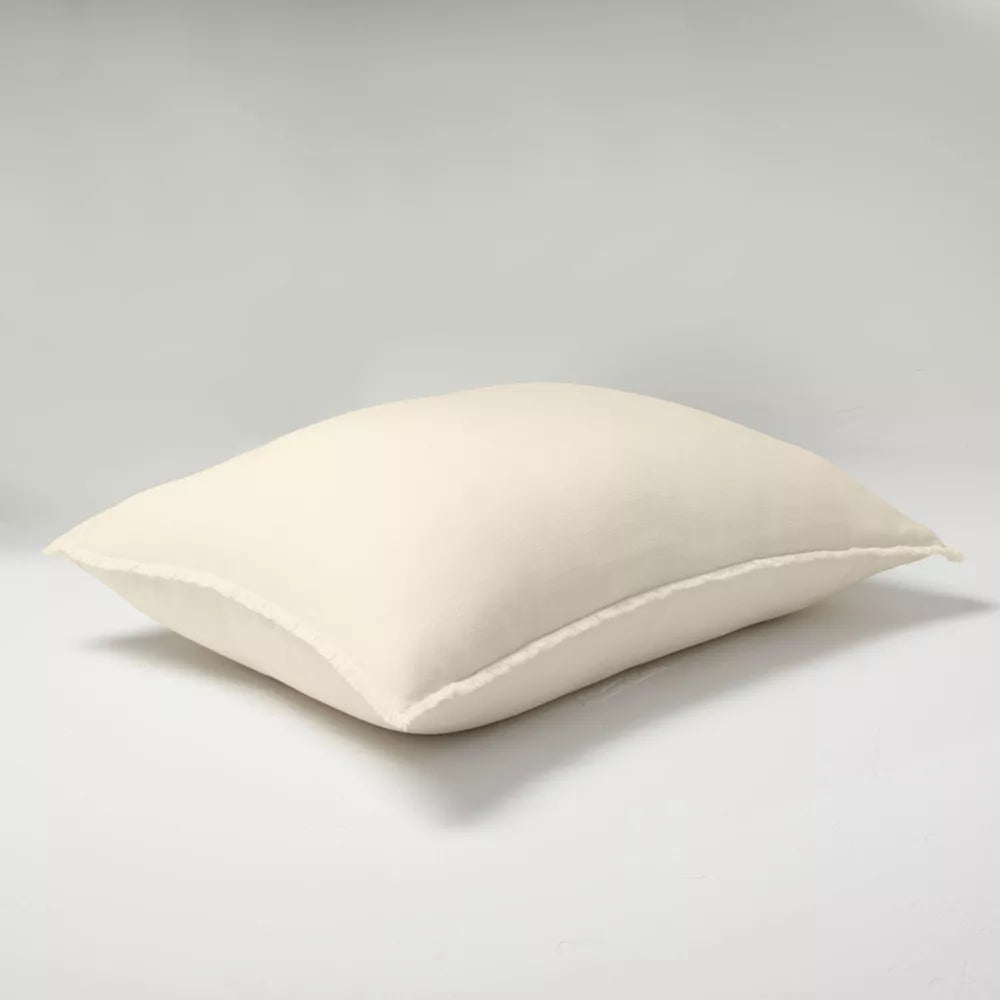 SET OF 2 King Euro Heavyweight Linen Blend Throw Pillow - Casaluna™