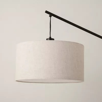 Cantilever Drop Pendant Swing Arm Floor Lamp Brown