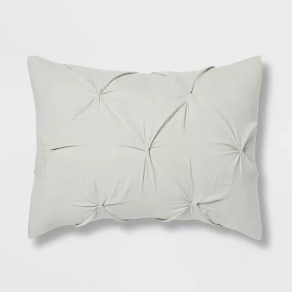 8pc Pinch Pleat Comforter Bedding Set - King