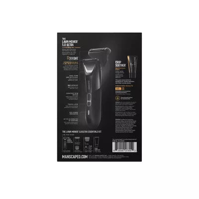 The Lawn Mower Ultra Essentials Kit, SkinSafe Electric Groin and Body Hair Trimmer, Men's Grooming Gift Set
