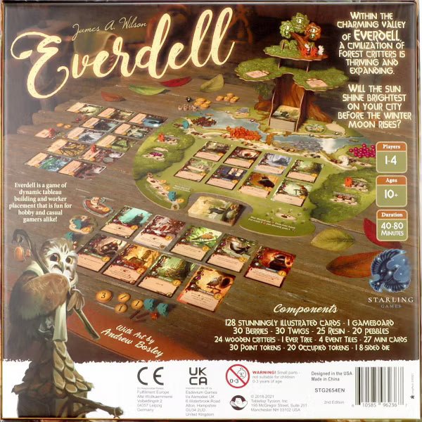 Everdell Game: Strategy Board for Creative Thinking & War