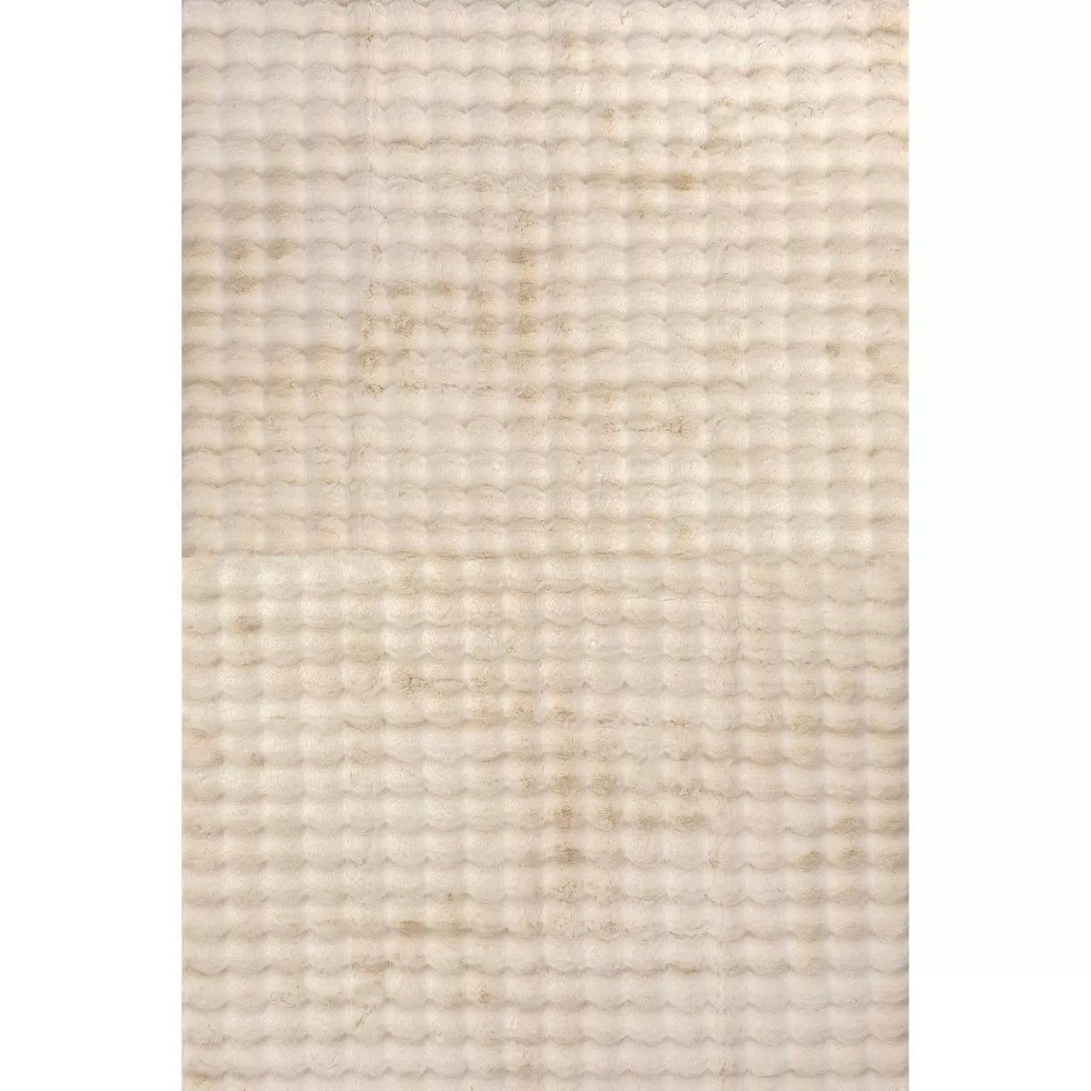 2' x 3' Nuloom Plush Solid Faux Rabbit Fur Area Rug SHOWROOM ITEM