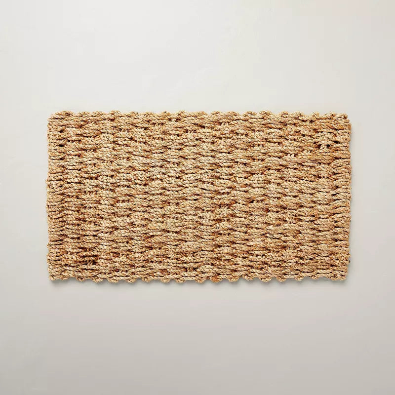 Basket Weave Jute Doormat Natural - 18"x30"