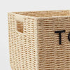 Kids' Large Woven Toys Storage Basket
