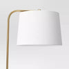 New Traditional Downbridge Floor Lamp Brass