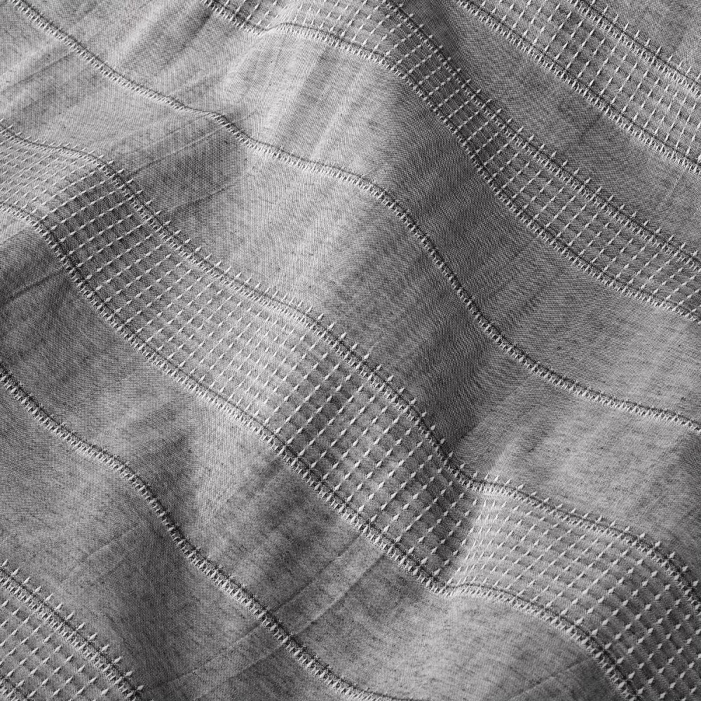 3pc Pickstich Stripe Comforter Bedding Set - Full/Queen