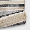 Check Striped Chindi Handwoven Area Rug 4'x5'6