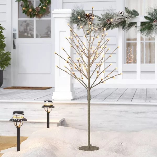 Christmas Shimmer Lit Decorative Tree